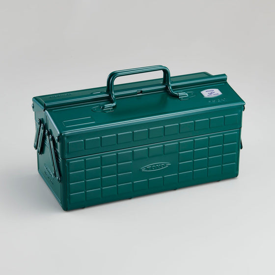 Toyo Steel Cantilever Toolbox ST-350 - Antique Green