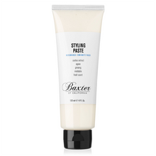  Baxter of California Styling Paste. Versatile liquid formula offering modern styling benefits without clumping. Cactus Extract adds thickness and hold, while Agave and Ginseng nourish hair for frizz-free control. 4 oz.