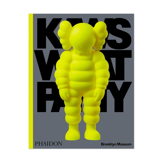 Book Club KAWS: What Party Yellow Edition. A detailed monograph exploring KAWS’s iconic art, with exclusive sketches, behind-the-scenes images, and insights into his influential role in contemporary culture.