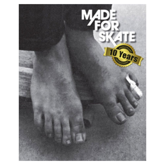 Book Club Made for Skate: 10th Anniversary Edition. Documents the rich history of skateboard footwear with 200 additional pages, showcasing rare shoes, design evolution, and stories from legends of the skate world.