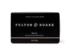 Fulton & Roark Matia Triple Milled Bar Soap. An invigorating scent of Salt, Geranium, and Black Amber. 8.8oz Bar Soap.