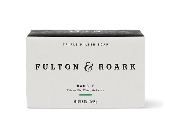 Fulton and Roark Ramble Triple Milled Bar Soap. 8.8 oz. 