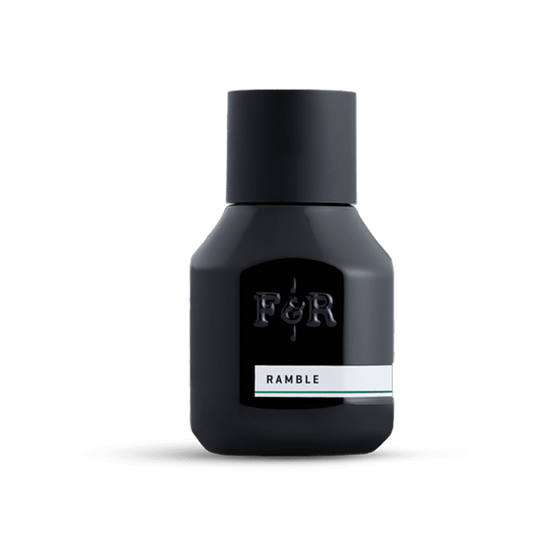 Fulton and Roark Ramble Extrait de Parfum. Rich, invigorating scent in a sophisticated formula. 50 ml bottle.