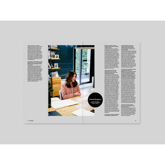 Magazine B - Issue 75 Lululemon. An interview with a prominent figure at Lululemon, discussing the brand’s vision, its role in shaping modern fitness culture, and its approach to fostering community connections.