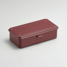  Toyo Steel T-190 Antique Brown. Matte antique brown steel box, pressed from a single plate. Durable, lightweight, and stackable. 0.4kg.