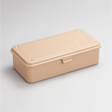  Toyo Steel T-190 Beige. Matte beige steel box, pressed from a single plate. Durable, lightweight, and stackable. 0.4kg.