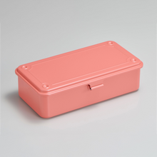  Toyo Steel T-190 Living Coral. Matte Living Coral steel box, pressed from a single plate. Durable, lightweight, and stackable. 0.4kg.