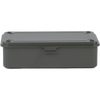Toyo Steel T-190 Moss Green. Compact steel box with a matte moss green finish, designed for durability and stackability. Ideal for organizing small items. 0.4kg.