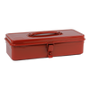 Toyo Steel T-320 Red. Open view showing the interior of the matte red toolbox, designed for efficient organization and easy access. 1.0kg.