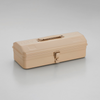 Toyo Steel Y-350 Beige. Glossy beige steel container with a camber-top cover and round handle, offering a stylish and durable storage solution. 1.3kg