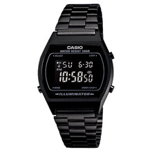  Casio B640WB-1BVT Vintage Watch. Digital watch with 50-meter water resistance, alarm, 1/100-second stopwatch, and LED backlight.