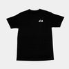 Jason Markk Markkers Club Tee. Prominent "LA" script in a stylish design across the chest, highlighting the tee’s connection to Los Angeles and its iconic neighborhood signage.