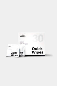  Jason Markk Quick Wipes 30 Pack. Pack of 30 wipes featuring a dual-textured material and raised dot technology, ideal for on-the-go cleaning with superior cleaning ability.